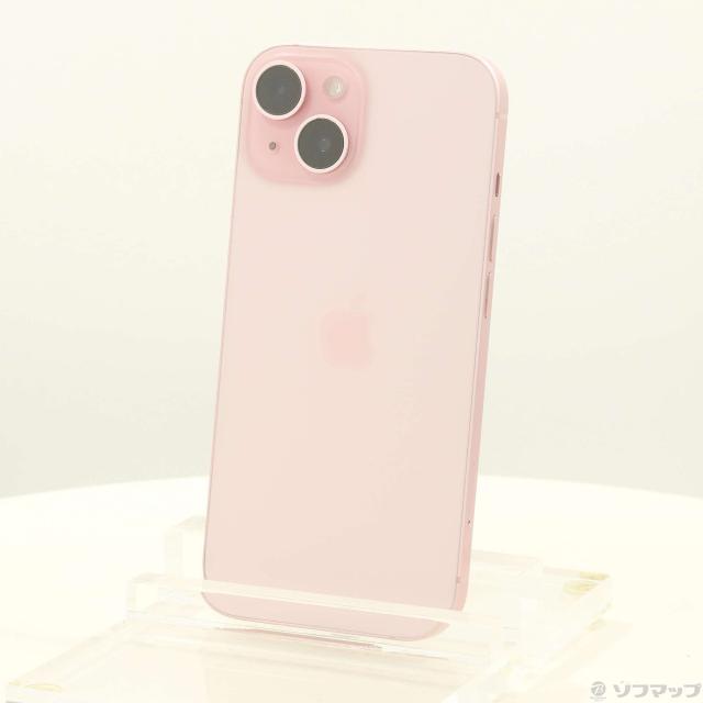 (中古)Apple iPhone15 256GB ピンク MTMP3J/A SIMフリー(262-ud)