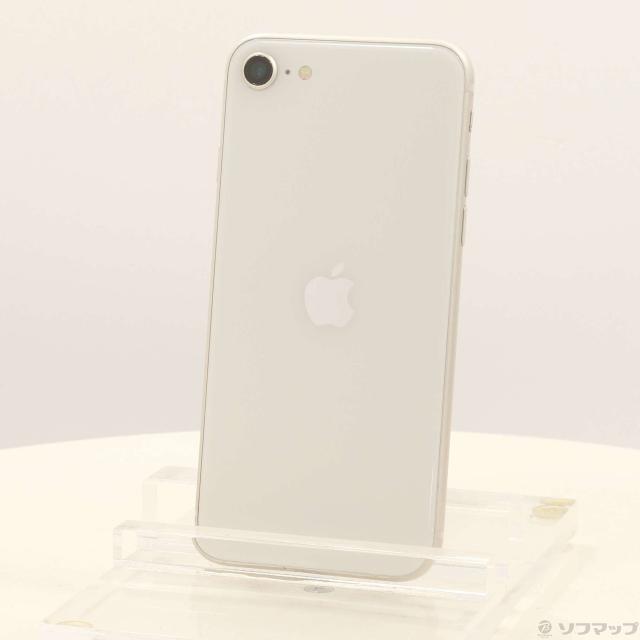 (中古)Apple iPhone SE 第3世代 128GB スターライト MMYG3J/A SIMフリー(258-ud)