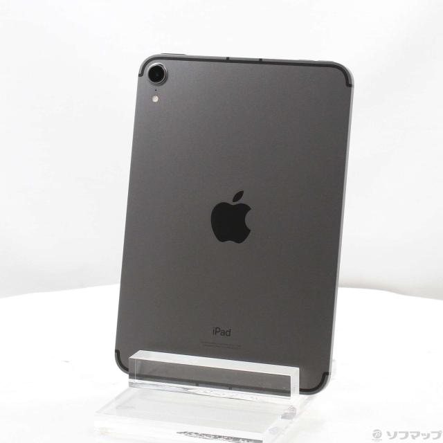 (中古)Apple iPad mini 第6世代 64GB スペースグレイ MK893J/A SIMフリー(276-ud)
