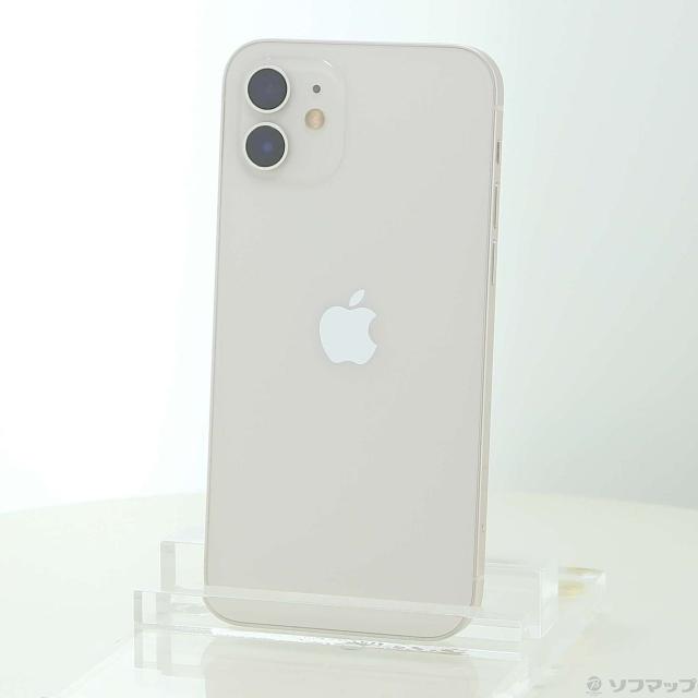 (中古)Apple iPhone12 64GB ホワイト MGHP3J/A SIMフリー(344-ud)