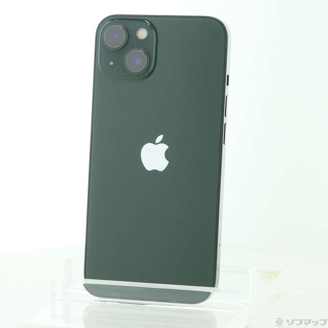 (中古)Apple iPhone13 128GB グリーン MNGG3J/A SIMフリー(262-ud)