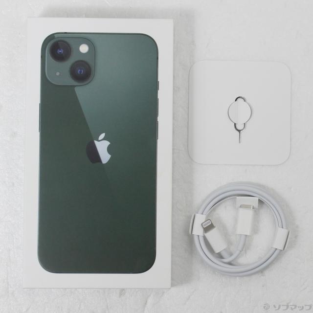(中古)Apple iPhone13 128GB グリーン MNGG3J/A SIMフリー(262-ud)_4