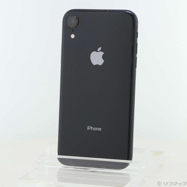 (中古)Apple iPhoneXR 128GB ブラック MT0G2J/A SIMフリー(305-ud)