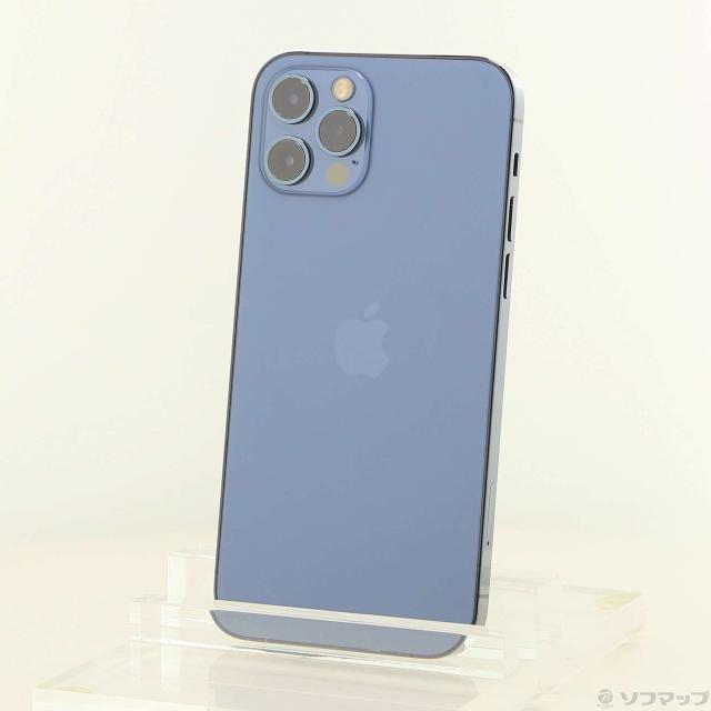 中古)Apple iPhone12 Pro 128GB パシフィックブルー MGM83J/A SIM