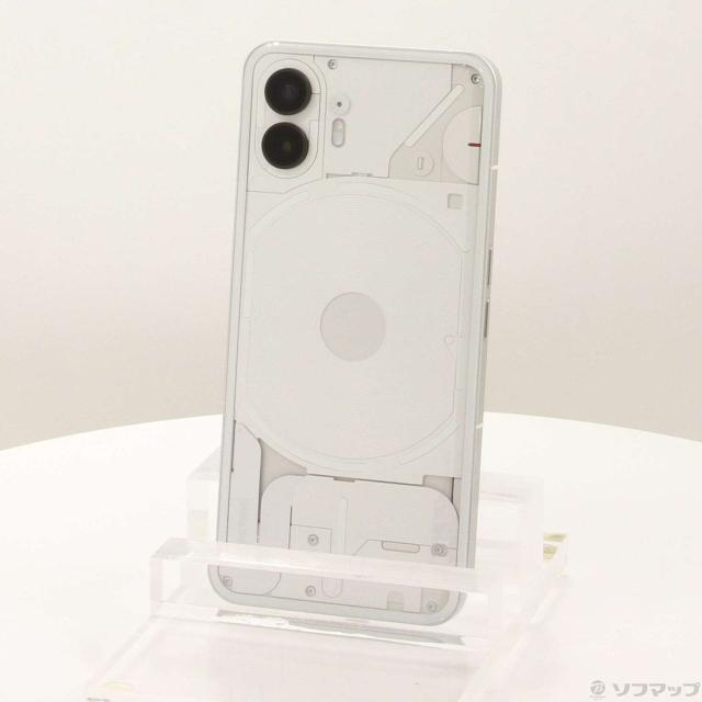 (中古)Nothing (展示品) Phone(2) 256GB ホワイト A10400033 SIMフリー(262-ud)