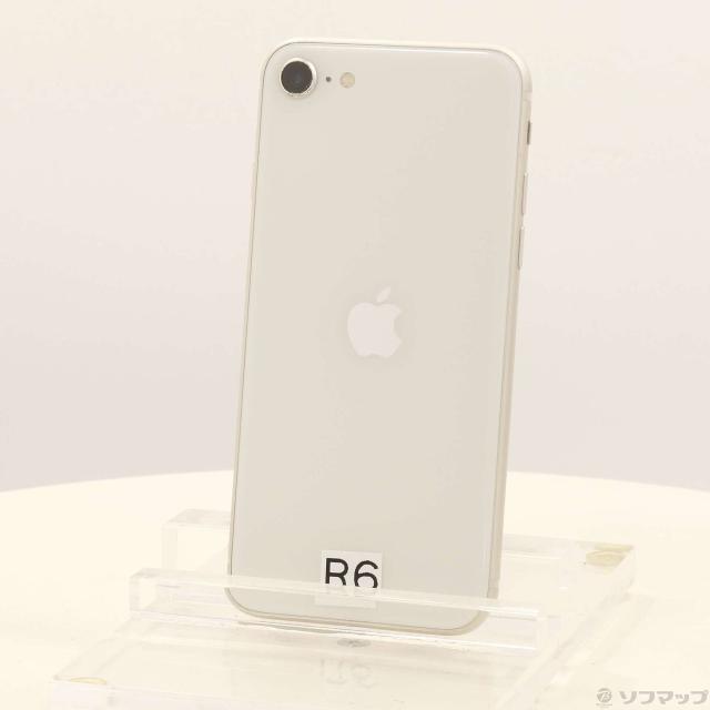 (中古)Apple iPhone SE 第3世代 64GB スターライト MMYD3J/A SIMフリー(305-ud)