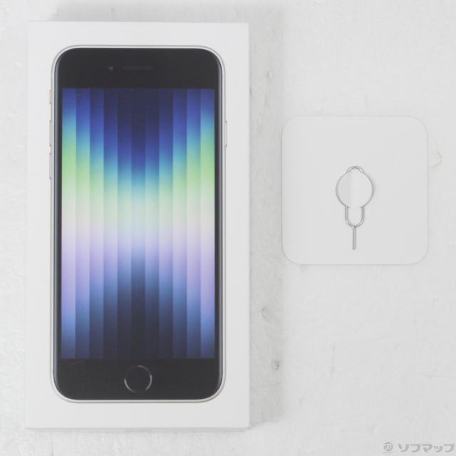 (中古)Apple iPhone SE 第3世代 64GB スターライト MMYD3J/A SIMフリー(196-ud)_4