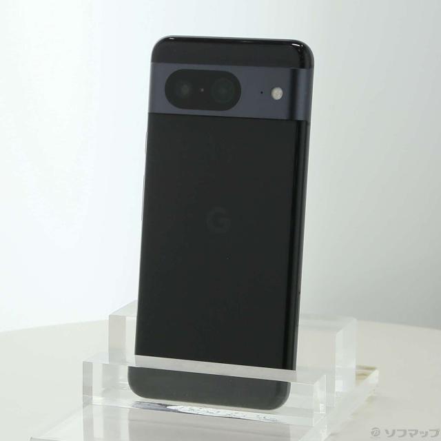 (中古)GOOGLE Google Pixel 8 128GB オブシディアン GA048 au SIMフリー (ネットワーク利用制限▲)(262-ud)