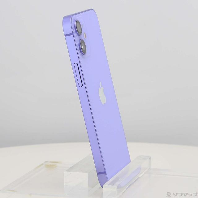 (中古)Apple iPhone12 mini 64GB パープル MJQC3J/A SIMフリー(377-ud)_3