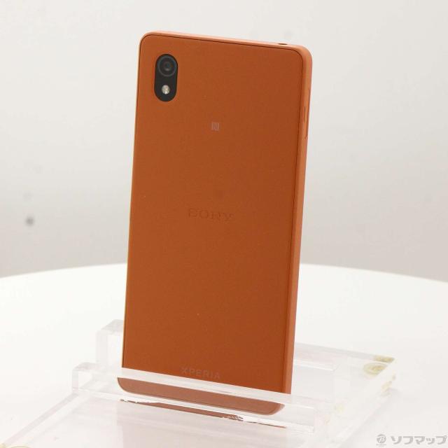 (中古)SONY Xperia Ace III 64GB ブリックオレンジ Y!mobile SIMフリー(349-ud)