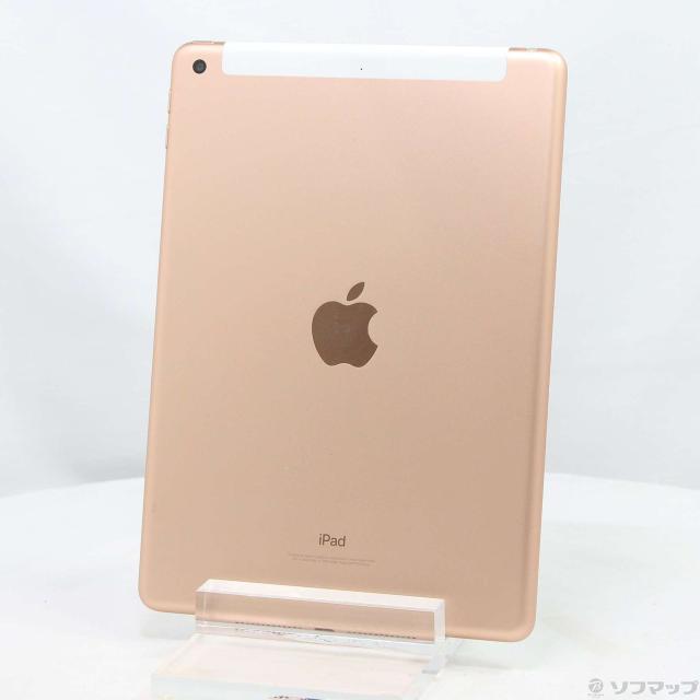 (中古)Apple iPad 第6世代 32GB ゴールド MRM02J/A docomoロック解除SIMフリー(269-ud)