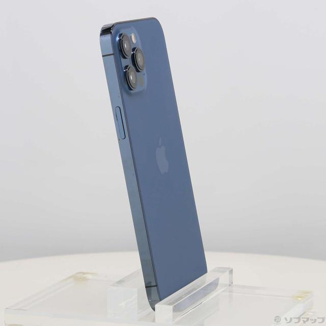 (中古)SoftBank iPhone12 Pro Max 256GB パシフィックブルー MGD23J/A SoftBank(297-ud)_3