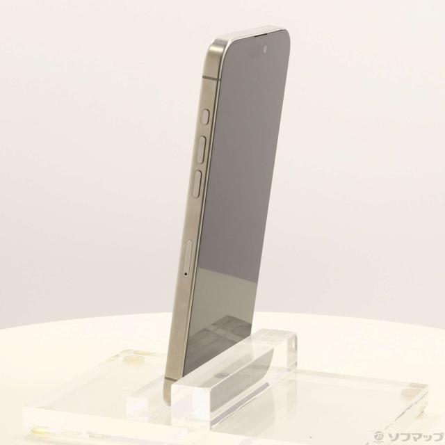 (中古)Apple iPhone15 Pro Max 256GB ナチュラルチタニウム MU6R3J/A SIMフリー(258-ud)