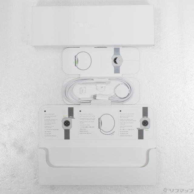 (中古)Apple Apple Watch Series 11 GPS 46mm スペースグレイアルミニウムケース パープルフォグスポーツループ(258-ud)_4