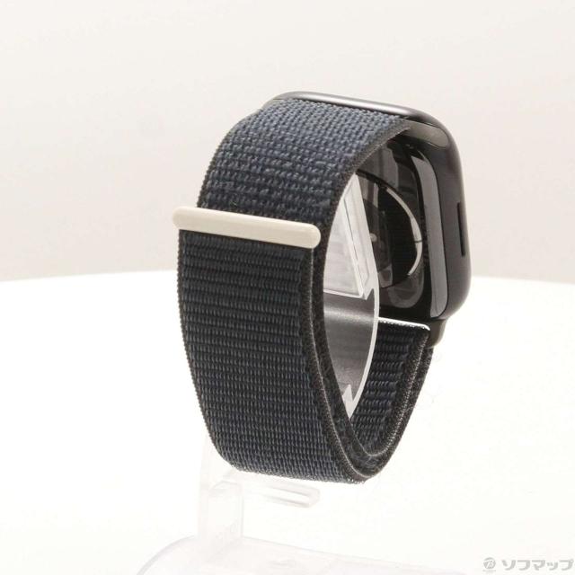 (中古)Apple (展示品) Apple Watch Series 9 GPS + Cellular 45mm ミッドナイトアルミニウムケース ミッドナイトスポーツループ(377-ud)_2