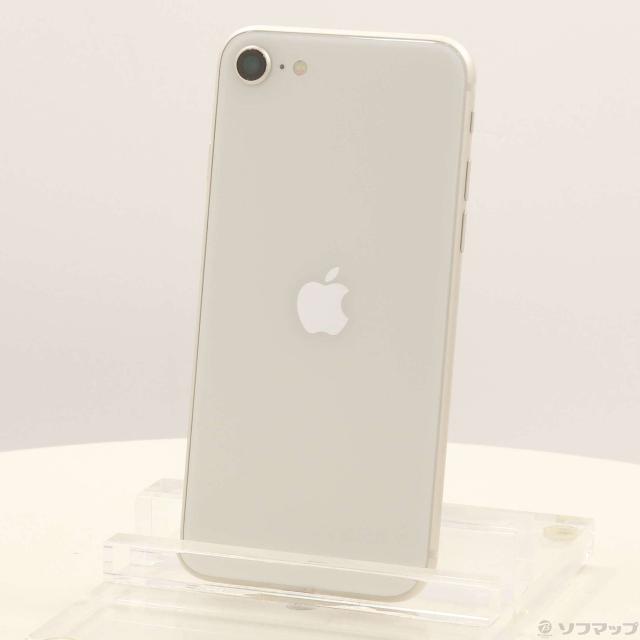 中古)Apple iPhone SE 第3世代 64GB スターライト MMYD3J/A SIMフリー