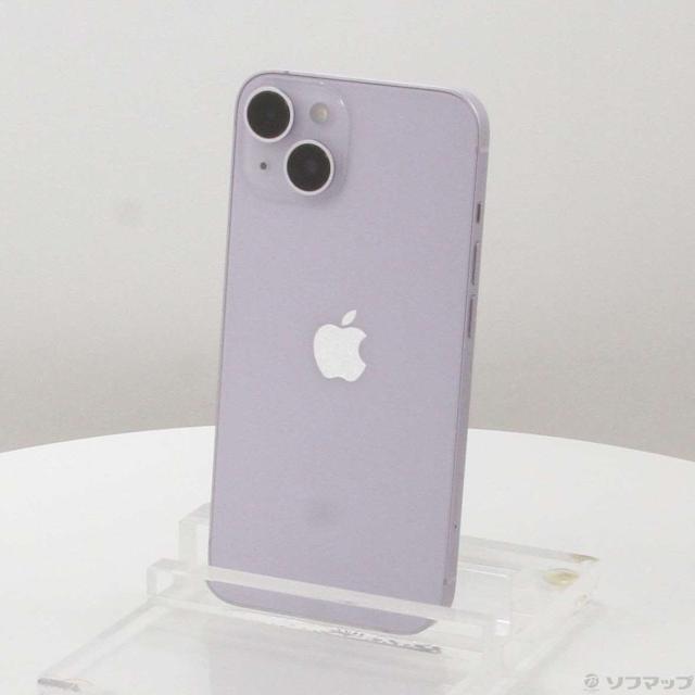 (中古)Apple iPhone14 256GB パープル MPW93J/A SIMフリー(262-ud)