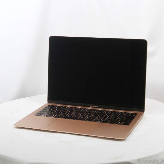 (中古)Apple MacBook Air 13.3-inch Late-2018 MREE2J/A Core_i5 1.6GHz 8GB SSD128GB ゴールド (10.15 Catalina)(344-ud)