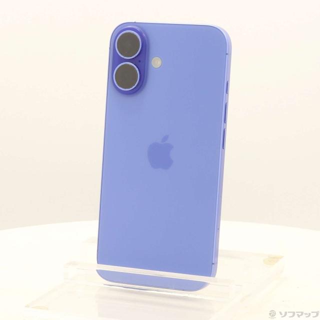 中古)Apple iPhone16 256GB ウルトラマリン MYE03J/A SIMフリー(269-ud 
