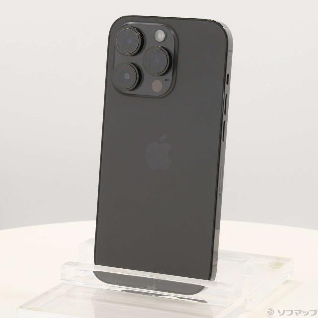 (中古)Apple iPhone14 Pro 128GB スペースブラック MPXU3J/A SIMフリー(262-ud)