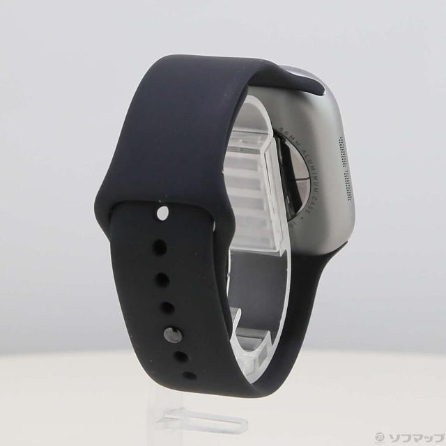 (中古)Apple Apple Watch Series 11 GPS 46mm スペースグレイアルミニウムケース ブラックスポーツバンド(198-ud)_2