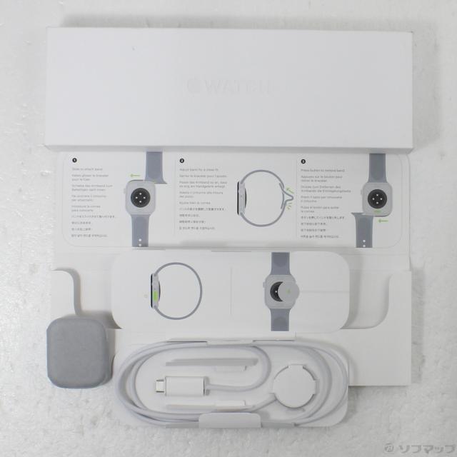 (中古)Apple Apple Watch Series 11 GPS 46mm スペースグレイアルミニウムケース ブラックスポーツバンド(198-ud)_4