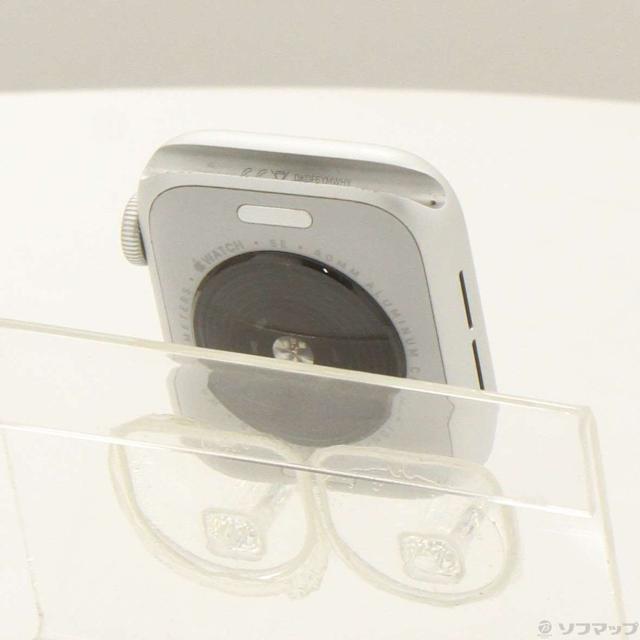 (中古)Apple Apple Watch SE 第2世代 GPS 40mm シルバーアルミニウムケース バンド無し(258-ud)_2