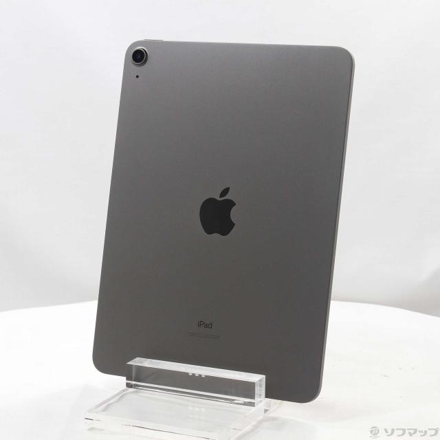 中古)Apple iPad Air 第4世代 64GB スペースグレイ MYFM2J/A Wi-Fi(305 