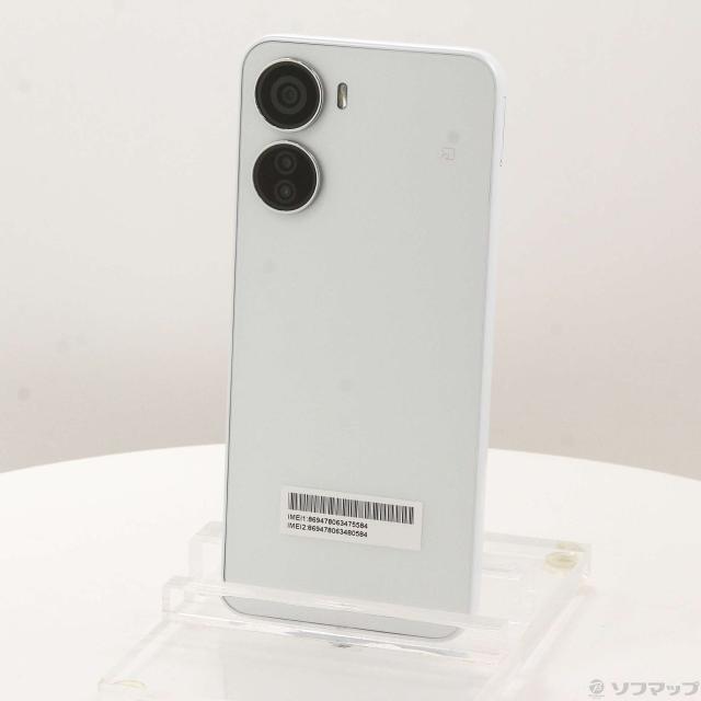 (中古)ZTE Libero 5G IV 128GB ホワイト ZESCD2 Y!mobile SIMフリー(269-ud)