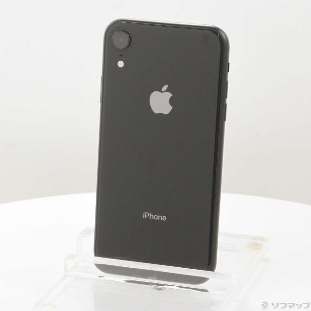 (中古)SoftBank iPhoneXR 64GB ブラック MT002J/A SoftBank(349-ud)