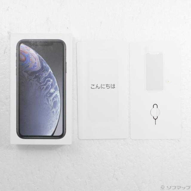 (中古)SoftBank iPhoneXR 64GB ブラック MT002J/A SoftBank(349-ud)_4