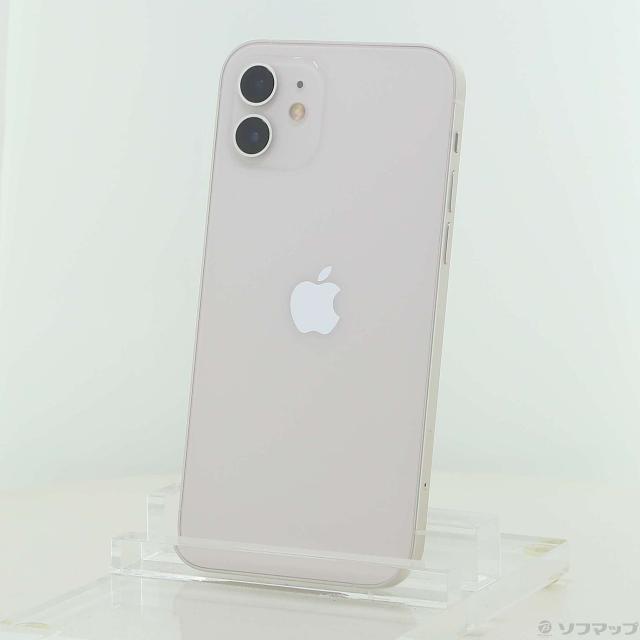 (中古)Apple iPhone12 64GB ホワイト MGHP3J/A SIMフリー(344-ud)