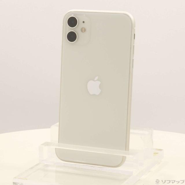 (中古)Apple iPhone11 64GB ホワイト MWLU2J/A SIMフリー(262-ud)