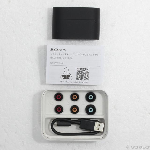 (中古)SONY WF-1000XM6 ブラック(258-ud)_4