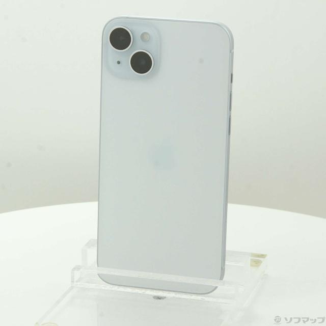 (中古)Apple iPhone15 Plus 128GB ブルー MU0D3J/A SIMフリー(258-ud)