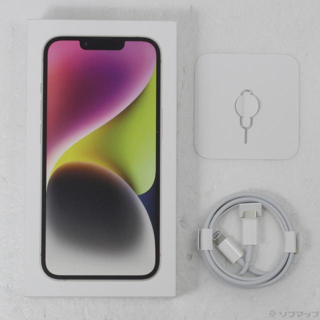 (中古)Apple iPhone14 128GB スターライト MPUQ3J/A SIMフリー(377-ud)_4