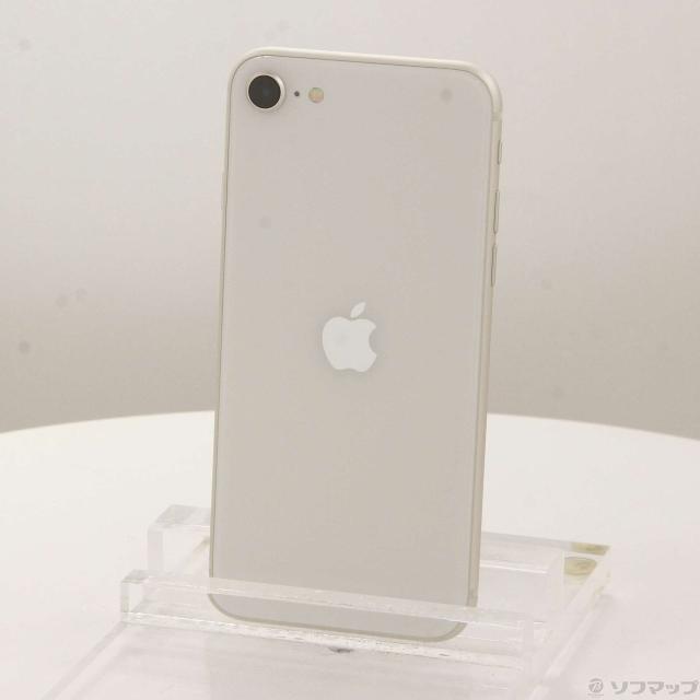 (中古)Apple iPhone SE 第3世代 64GB スターライト MMYD3J/A SIMフリー(349-ud)