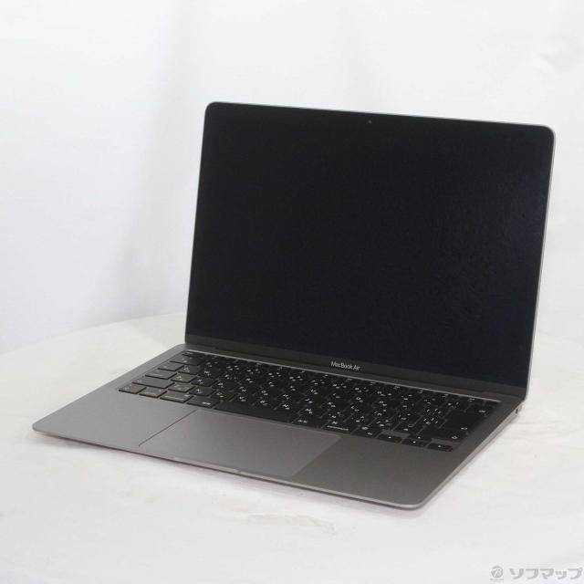 (中古)Apple MacBook Air 13.3-inch Late-2020 MGN63J/A Apple M1 8コアCPU_7コアGPU 8GB SSD256GB スペースグレイ (26.3 Tahoe)(352-ud)