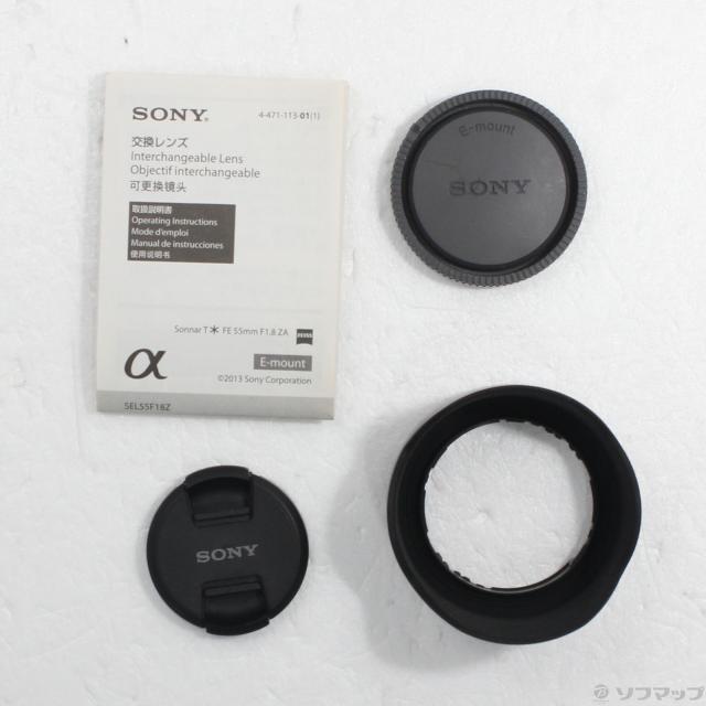 中古)SONY Sonnar T FE 55mm F1.8 ZA SEL55F18Z (Eレンズ)(262-ud)