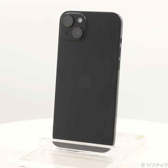 (中古)Apple iPhone15 Plus 128GB ブラック MU083J/A SIMフリー(258-ud)