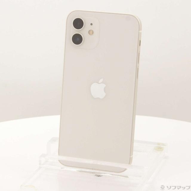 (中古)Apple iPhone12 64GB ホワイト MGHP3J/A SIMフリー(348-ud)