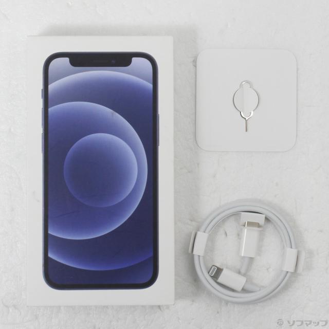 中古)Apple iPhone12 mini 64GB ブラック MGA03J/A SIMフリー(348-ud)