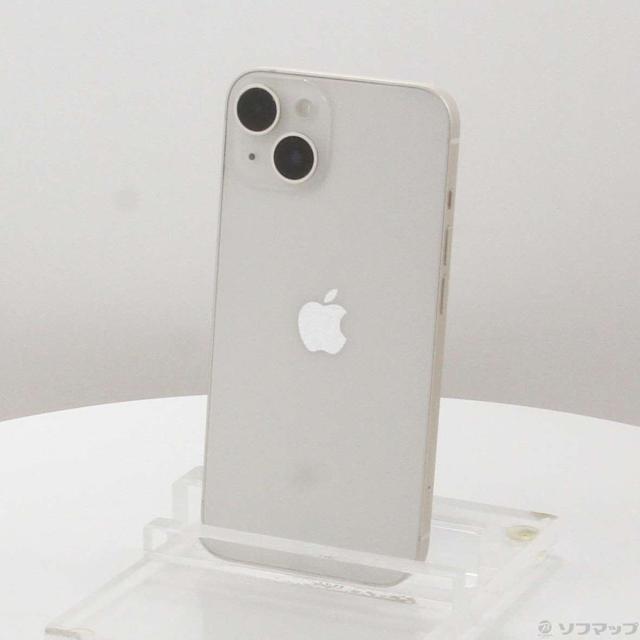 (中古)Apple iPhone14 128GB スターライト MPUQ3J/A SIMフリー(258-ud)