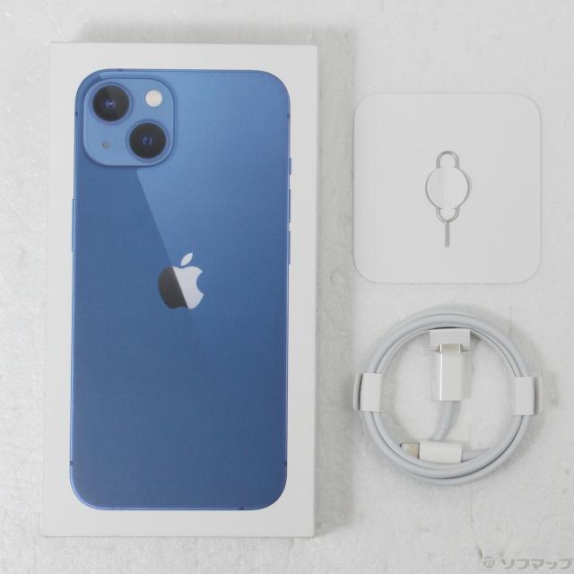 (中古)Apple iPhone13 128GB ブルー MLNG3J/A SIMフリー(262-ud)_4