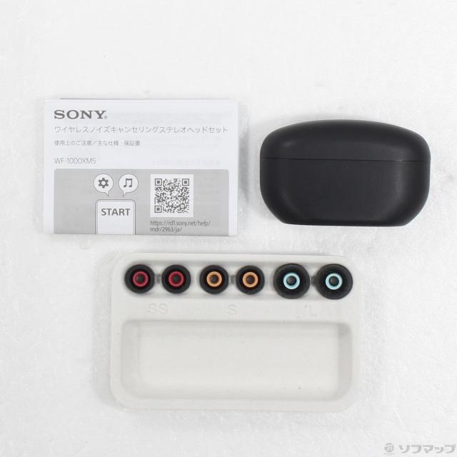 (中古)SONY WF-1000XM5 ブラック(352-ud)