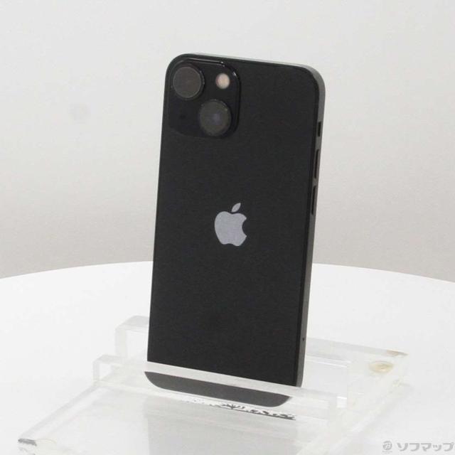 (中古)Apple iPhone13 mini 256GB ミッドナイト MLJJ3J/A SIMフリー(258-ud)