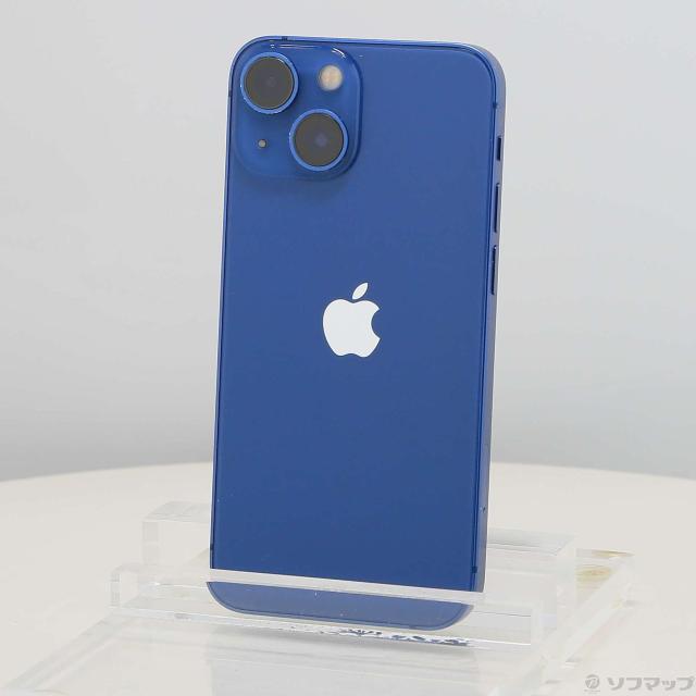 (中古)Apple iPhone13 mini 128GB ブルー MLJH3J/A SIMフリー(262-ud)