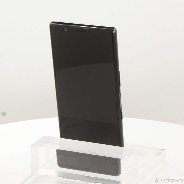 (中古)SONY Xperia 5 64GB ブラック SO-01M docomoロック解除SIMフリー(198-ud)_2