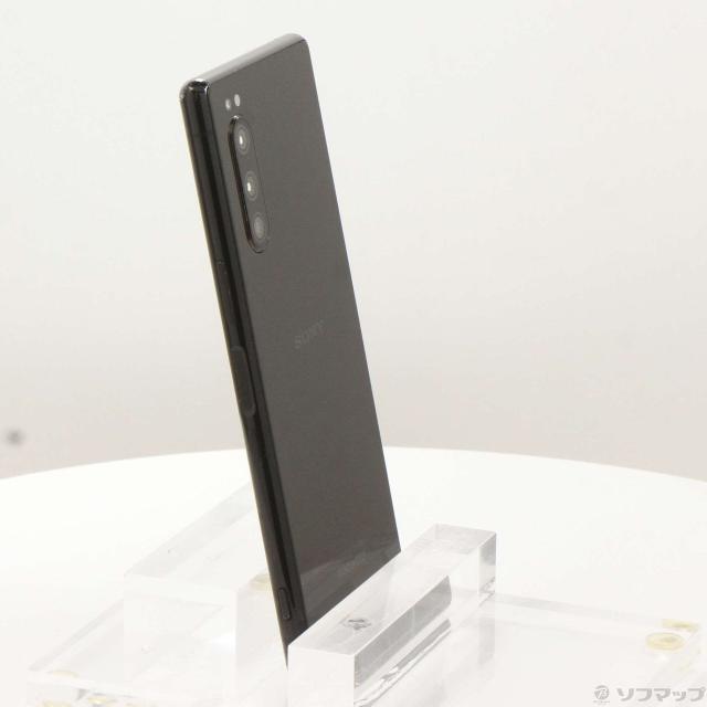 (中古)SONY Xperia 5 64GB ブラック SO-01M docomoロック解除SIMフリー(198-ud)_3