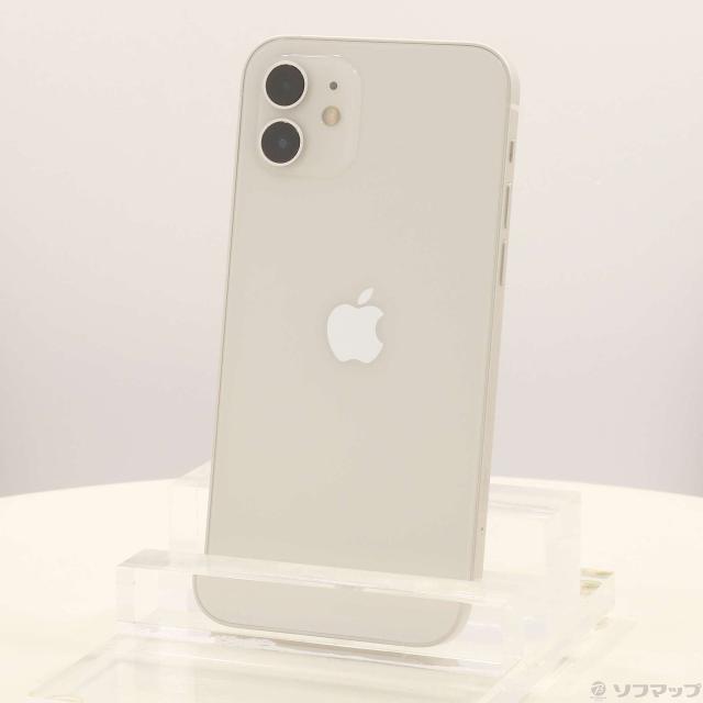 (中古)Apple iPhone12 64GB ホワイト MGHP3J/A SIMフリー(377-ud)
